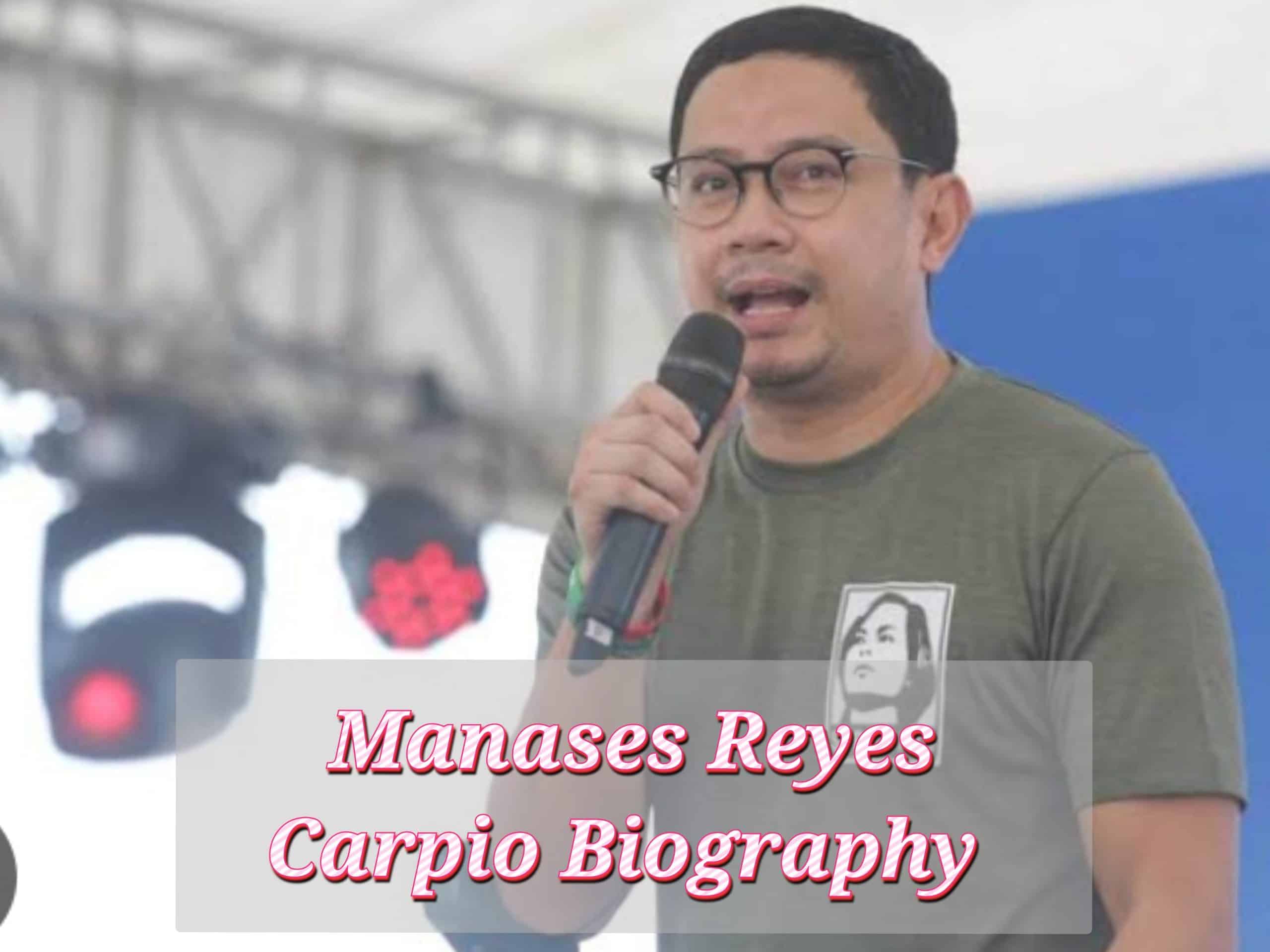 Atty. Manases Reyes Carpio, Profession, Early Life, Internet Value, Household, Age, Private Life, Training